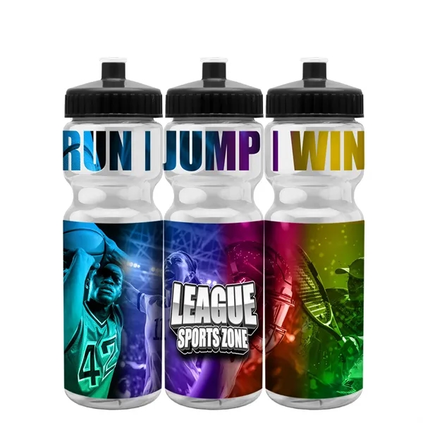 28 oz Transparent Sports Bottle with push pull lid.... from ASI 55990 Garyline