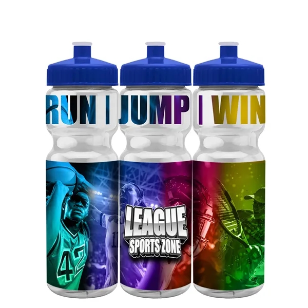 28 oz Transparent Sports Bottle with push pull lid.... from ASI 55990 Garyline