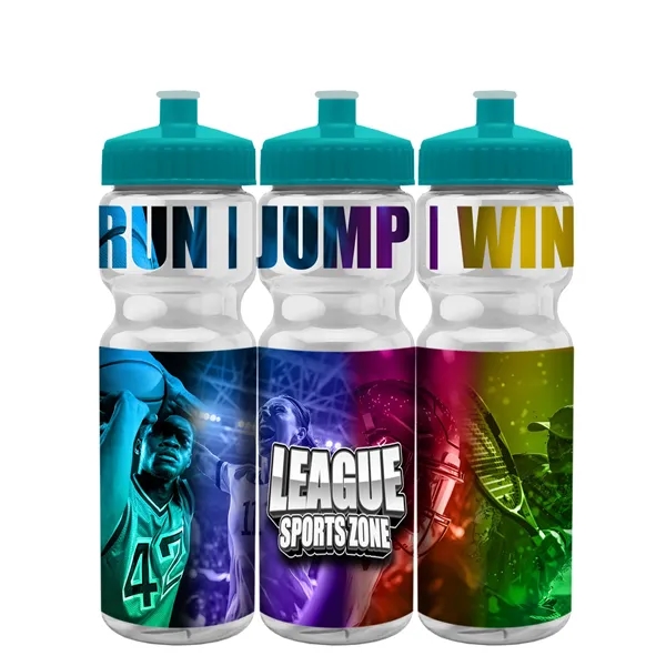 28 oz Transparent Sports Bottle with push pull lid.... from ASI 55990 Garyline