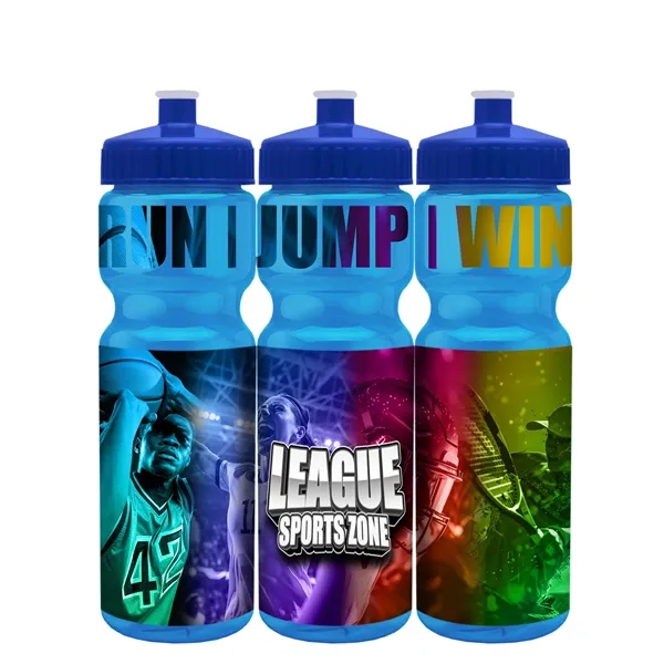 28 oz Transparent Sports Bottle with push pull lid.... from ASI 55990 Garyline