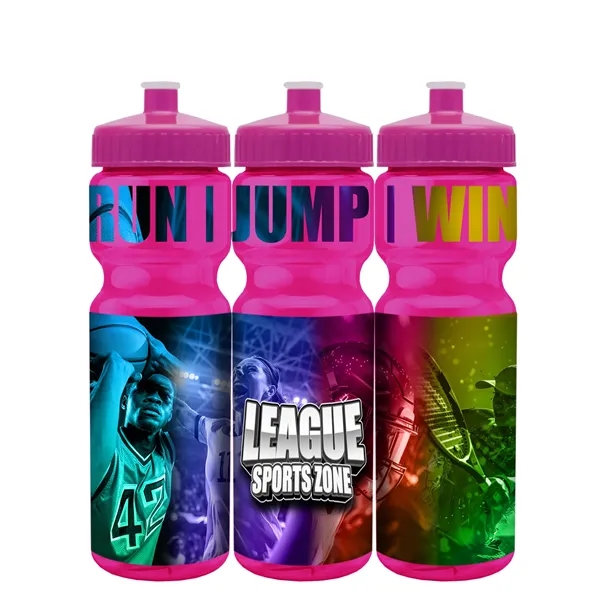 28 oz Transparent Sports Bottle with push pull lid.... from ASI 55990 Garyline
