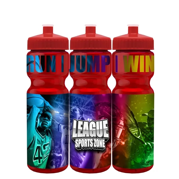 28 oz Transparent Sports Bottle with push pull lid.... from ASI 55990 Garyline