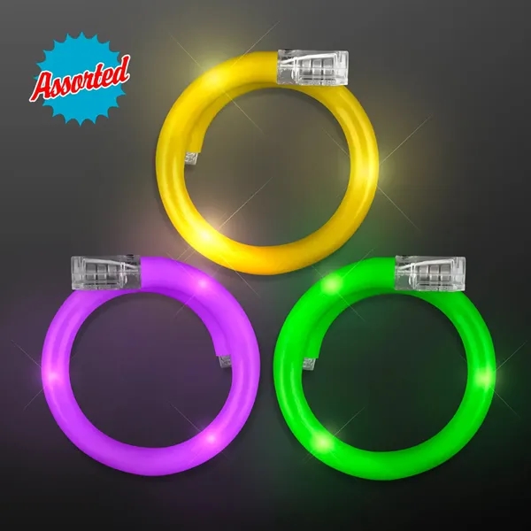 Blank or imprinted. LED Flash Tube Bracelets... from ASI 34194 ALightPromos / Alight Promotional Products
