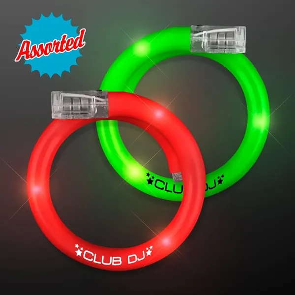 Blank or imprinted. LED Flash Tube Bracelets... from ASI 34194 ALightPromos / Alight Promotional Products