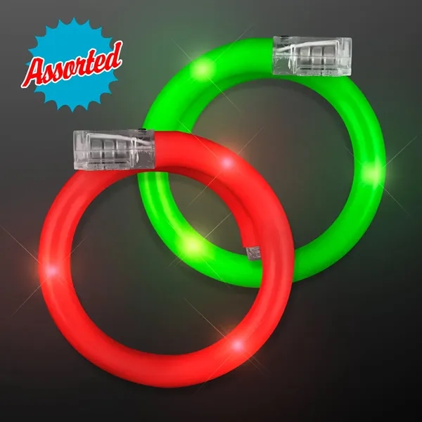 Blank or imprinted. LED Flash Tube Bracelets... from ASI 34194 ALightPromos / Alight Promotional Products