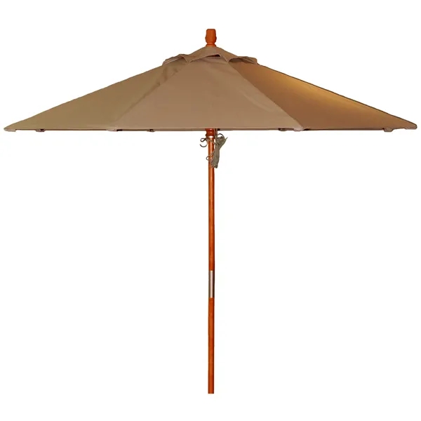 9' Commercial Wood Market Umbrella.... from ASI 40515 BILD Enterprises LLC / Ben-Line