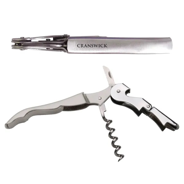 This 3-in-1 wine tool includes a corkscrew, bottle opener and foil... from ASI 52710 Lincoln Line