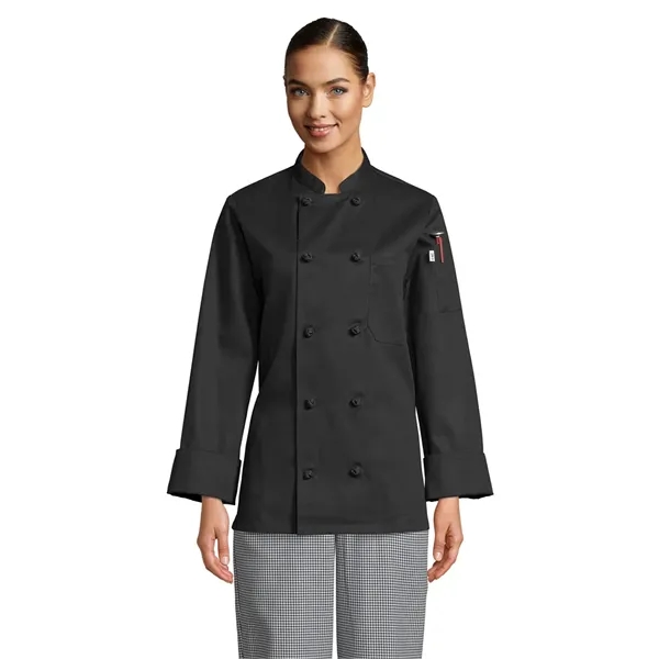 Uncommon Threads Womens Sodona Chef Coat - White... from ASI 86018 Scrub Authority / Uniform Stores