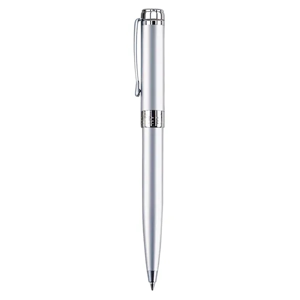 Twist action ballpoint pen with matte coated finish and polished chrome... from ASI 31517 Admart Products / Admart Line
