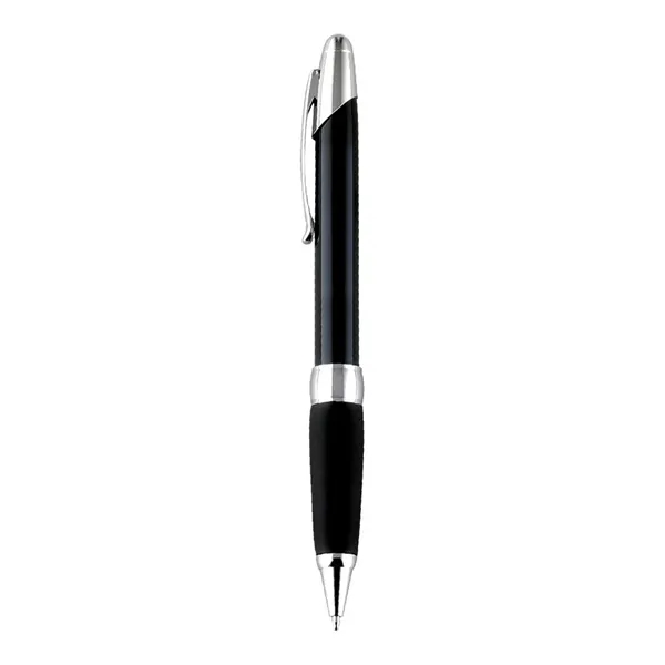 Twist action ballpoint pen with bright metallic color barrel and chrome... from ASI 31517 Admart Products / Admart Line