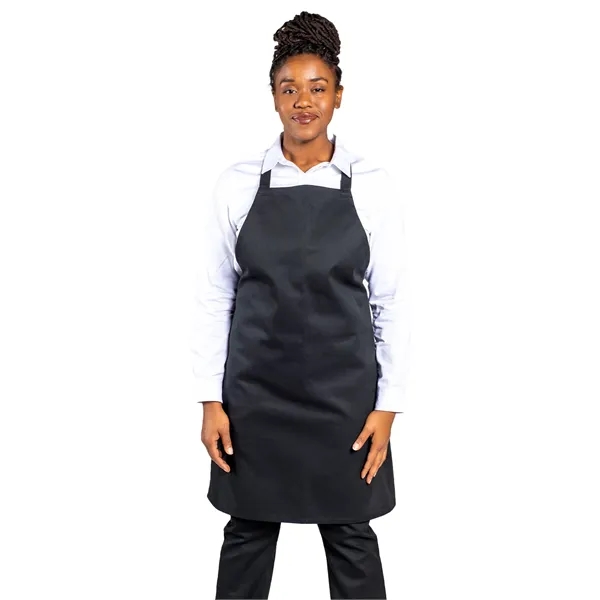 Uncommon Threads Unisex Mid-Length Bib Apron - White... from ASI 86018 Scrub Authority / Uniform Stores