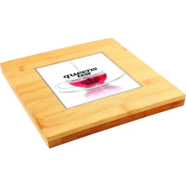 Full Color Ceramic Bamboo Tile Trivet - 7.25" x 7.25" x... from ASI 62635 Inno-Vative Solutions Grp LTD
