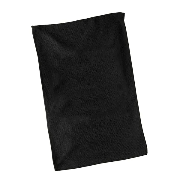 Soft touch microfiber rally towel plus 1 color silkscreen imprint on... from ASI 37218 Athena Promo (tm)