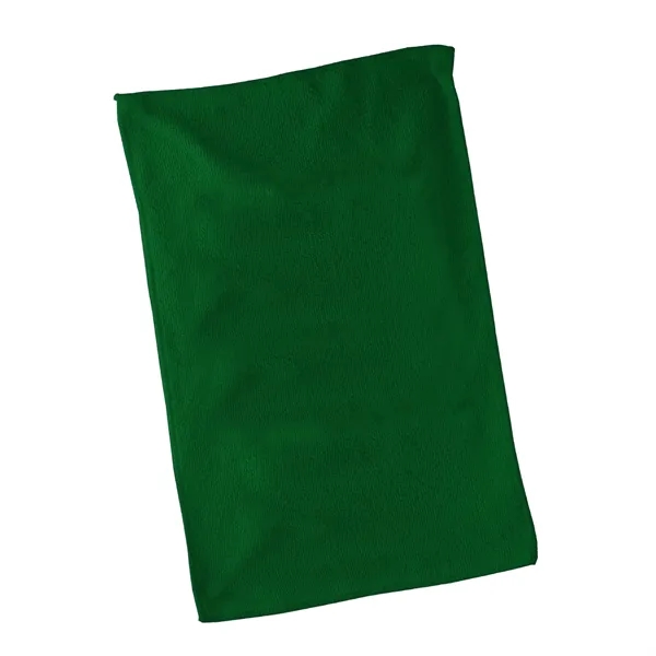 Soft touch microfiber rally towel plus 1 color silkscreen imprint on... from ASI 37218 Athena Promo (tm)