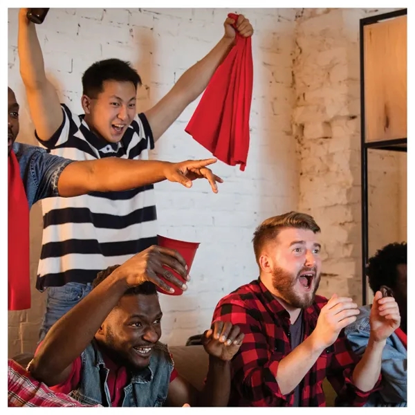 Soft touch microfiber rally towel plus 1 color silkscreen imprint on... from ASI 37218 Athena Promo (tm)