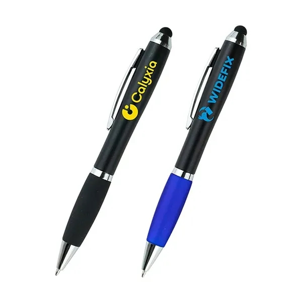 ABS plastic twist-action ballpoint pen with stylus point.... from ASI 62660 Innovation Line