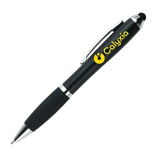 ABS plastic twist-action ballpoint pen with stylus point.... from ASI 62660 Innovation Line