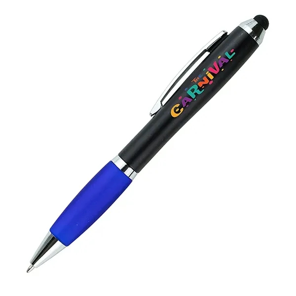 ABS plastic twist-action ballpoint pen with stylus point.... from ASI 62660 Innovation Line
