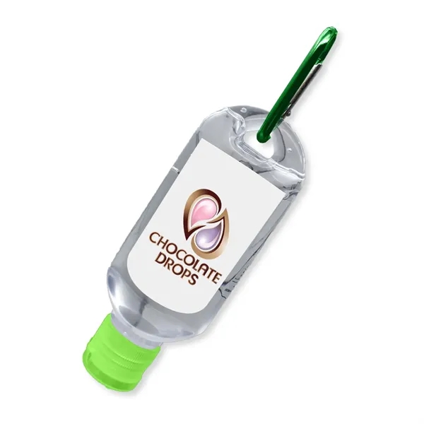 1.8 oz Hand sanitizer with carabiner.... from ASI 52710 Lincoln Line