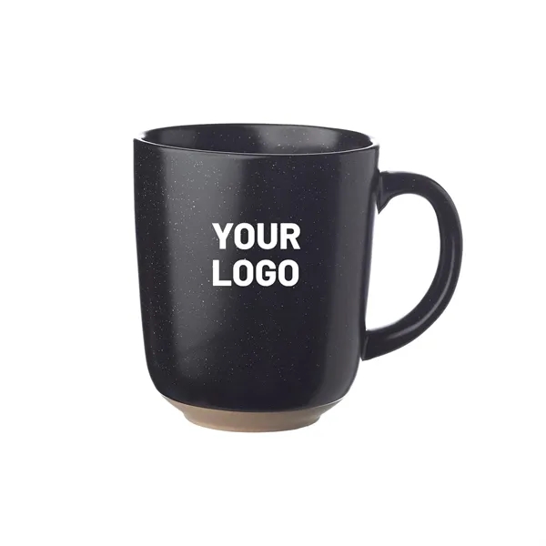 Coastal clay bistro mug, 17 oz. plus 1 color silkscreen imprint... from ASI 37218 Athena Promo (tm)