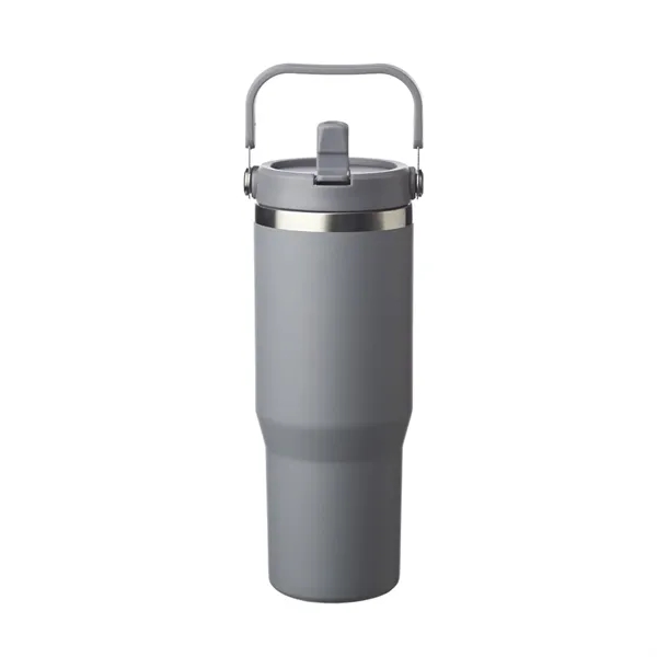 30 oz. stainless steel tumbler with handle plus free 1 color... from ASI 37218 Athena Promo (tm)