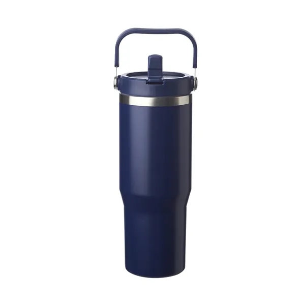 30 oz. stainless steel tumbler with handle plus free 1 color... from ASI 37218 Athena Promo (tm)