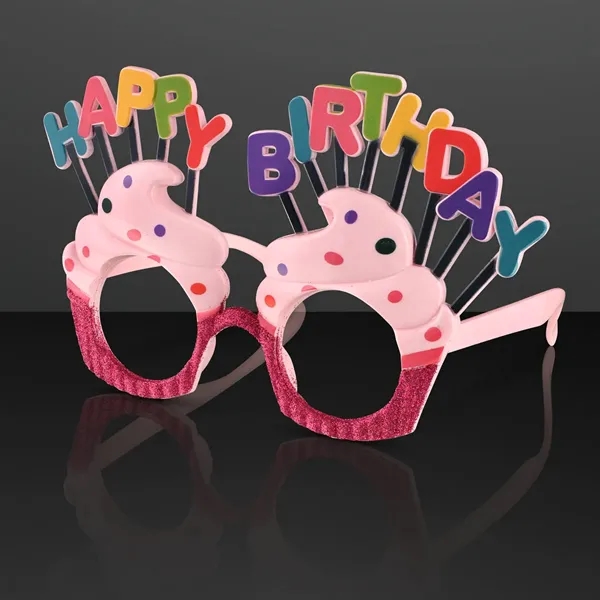 Birthday Party Cupcake Eyeglasses: Blank & Imprinted Pricing... from ASI 34194 ALightPromos