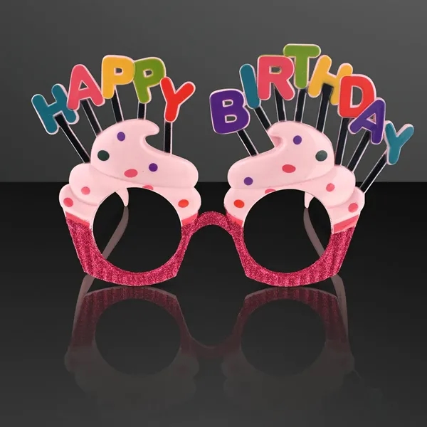 Birthday Party Cupcake Eyeglasses: Blank & Imprinted Pricing... from ASI 34194 ALightPromos