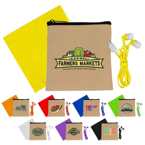 Executive Cloth & Ear Bud Set... from ASI 30208 A P Specialties / AP Specialties