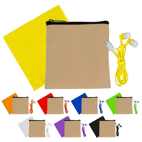 Executive Cloth & Ear Bud Set... from ASI 30208 A P Specialties / AP Specialties