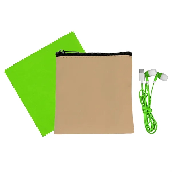 Executive Cloth & Ear Bud Set... from ASI 30208 A P Specialties / AP Specialties