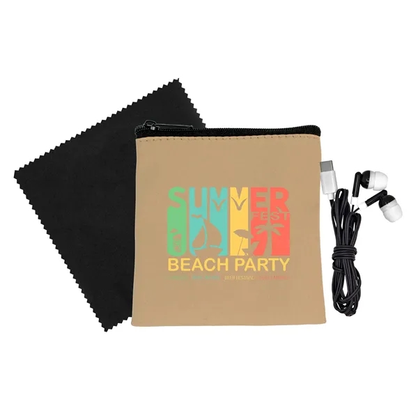 Executive Cloth & Ear Bud Set... from ASI 30208 A P Specialties / AP Specialties