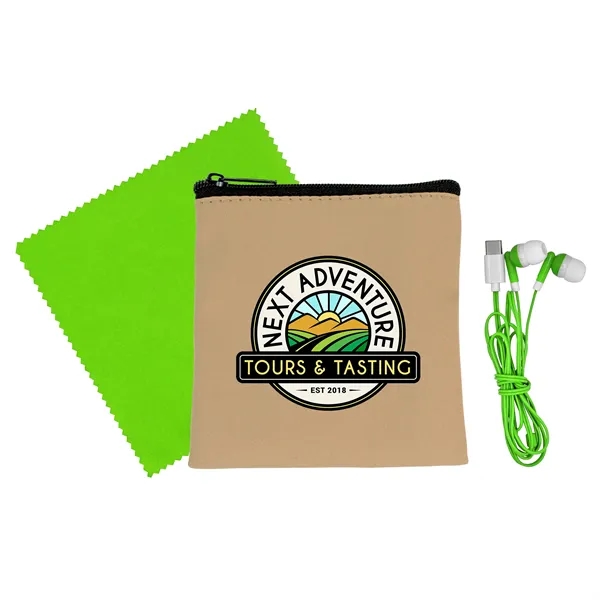 Executive Cloth & Ear Bud Set... from ASI 30208 A P Specialties / AP Specialties