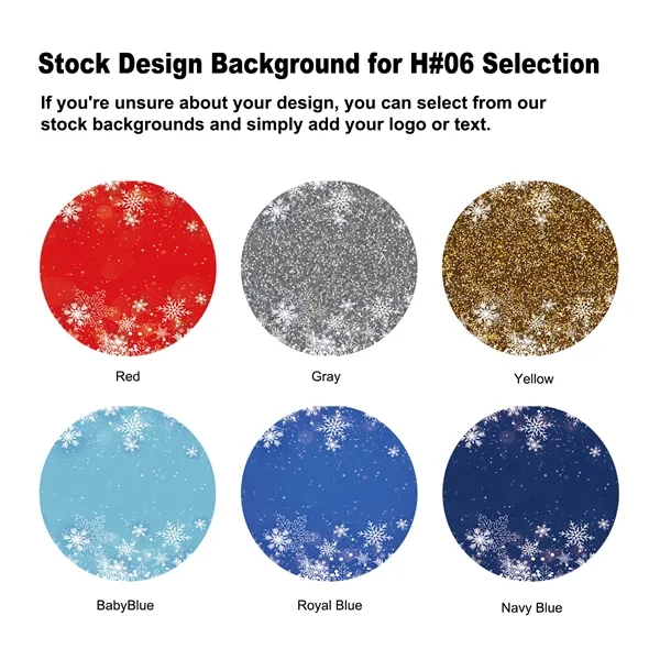 MDF Full Color Clear Round Ornament w/Box... from ASI 41511 Brainchild USA Inc