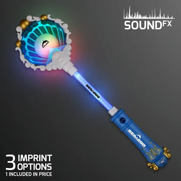 Blinky Pearl Seashell Toy Wand with Music; Blank & Imprinted Pricing... from ASI 34194 ALightPromos