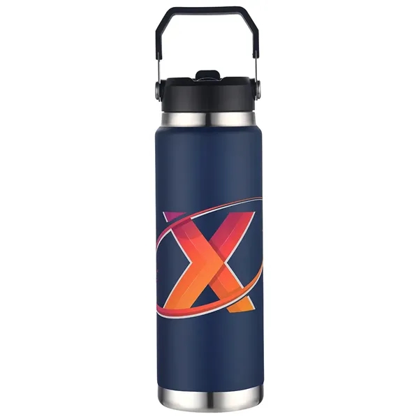 30 oz Vacuum Insulated Stainless Steel Bottle with Build-in Straw... from ASI 36730 Ariel Premium Supply Inc