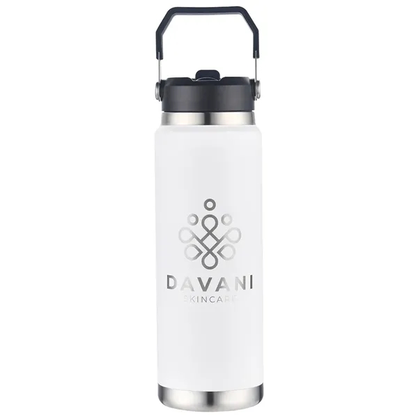 30 oz Vacuum Insulated Stainless Steel Bottle with Build-in Straw... from ASI 36730 Ariel Premium Supply Inc