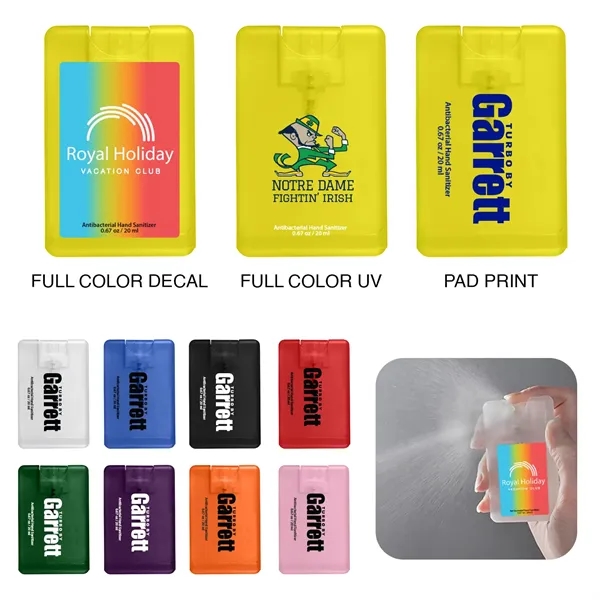 Hand Sanitizer card.... from ASI 52710 Lincoln Line