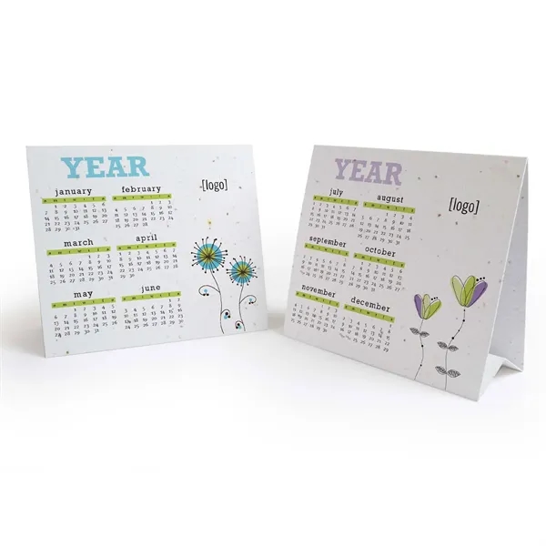 Seeded paper Tent Calendar... from ASI 40646 Bloomin Promotions / Bloomin' Promotions™