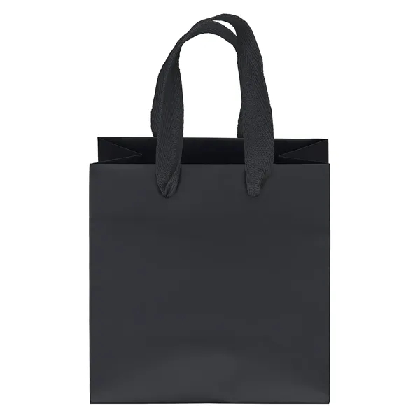 Premium-weight matte-laminated bag with woven handles and fold-over top.... from ASI 37940 Bag Makers Inc