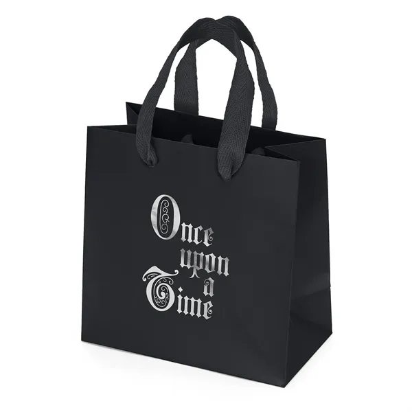 Premium-weight matte-laminated bag with woven handles and fold-over top.... from ASI 37940 Bag Makers Inc