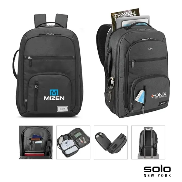 Solo® Grand Travel TSA Backpack... from ASI 67866 Logomark/Valumark