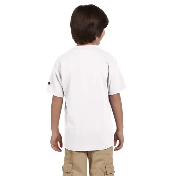 Youth-sized short sleeve cotton T-shirt with double-needle sleeves and bottom hems.... from ASI 34063 alphabroder