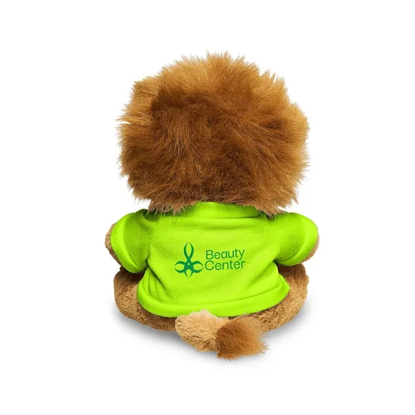Adorable tan plush lion available in your choice of 9 t-shirt... from ASI 79530 Prime Line
