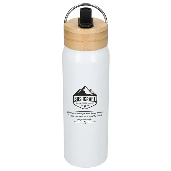 26 oz. aluminum bottle with bamboo lid.... from ASI 66887 PCNA / Bullet