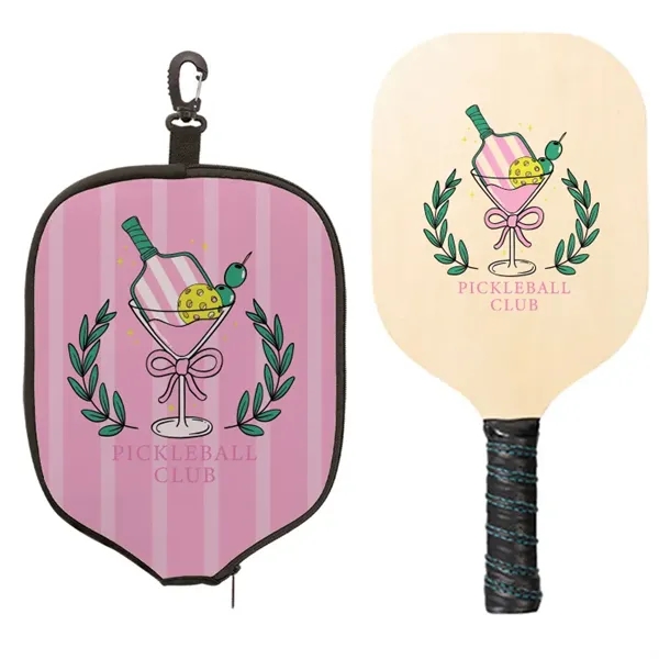 Sublimated Pickleball Cover & Paddle Gift Set... from ASI 67557 LimeLight Ent