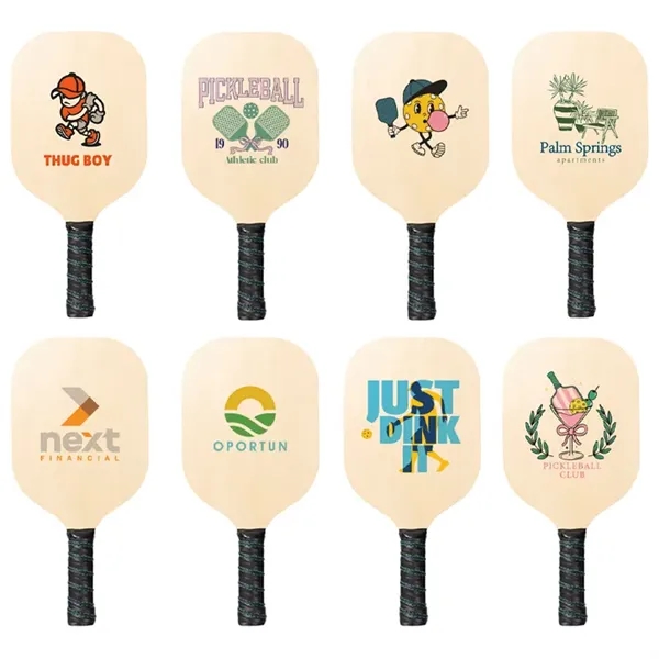 Sublimated Plywood Pickleball Paddle... from ASI 67557 LimeLight Ent