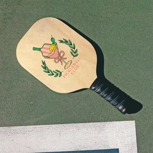 Sublimated Plywood Pickleball Paddle... from ASI 67557 LimeLight Ent
