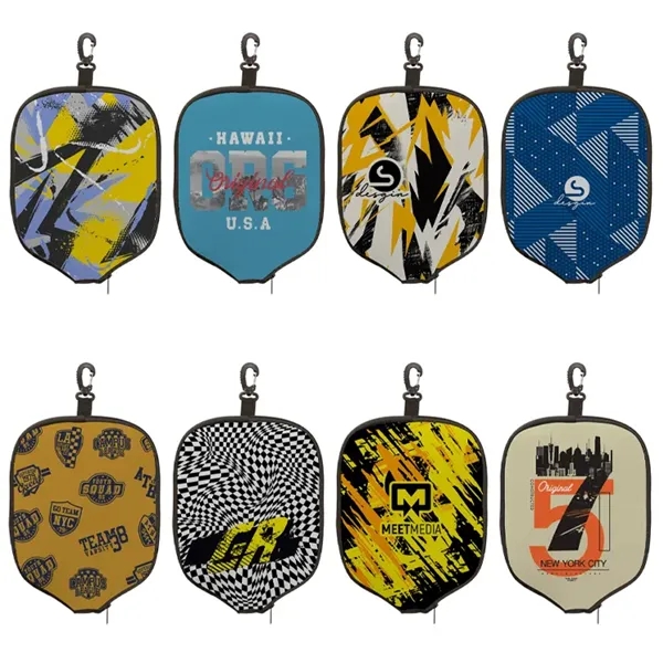 Sublimated Neoprene Pickleball Paddle Cover... from ASI 67557 LimeLight Ent