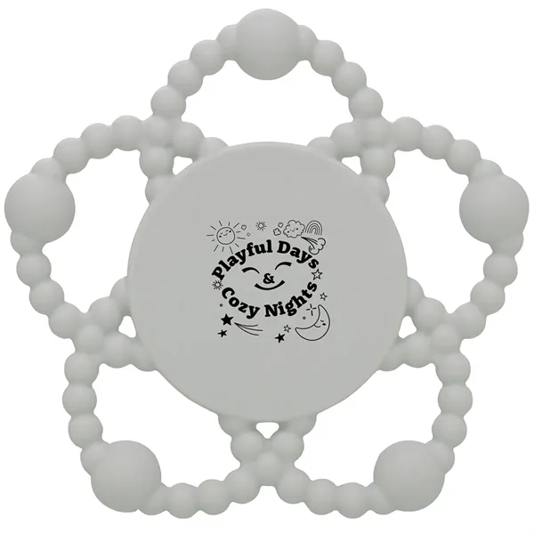 4 1/4" x 1/2" teething rings made of silicone.... from ASI 62190 Illini